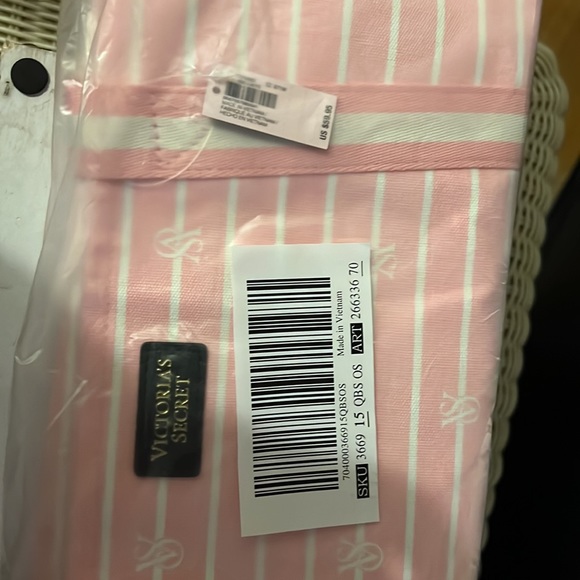 Victoria’s Secret Stripe Pink Tote - Picture 4 of 4